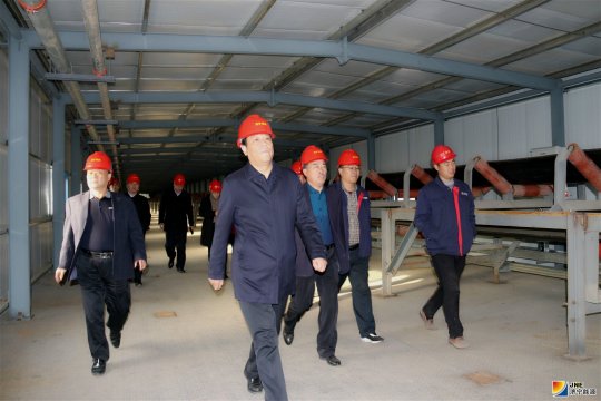 张广宇到济矿物流公司检查指导工作