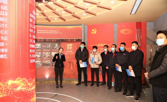 集团公司办公室系统标准化提升现场推进会观摩团到阳城煤电观摩调研