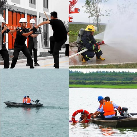 新能船业联合邹城大队太平消防救援站开展消防培训活动